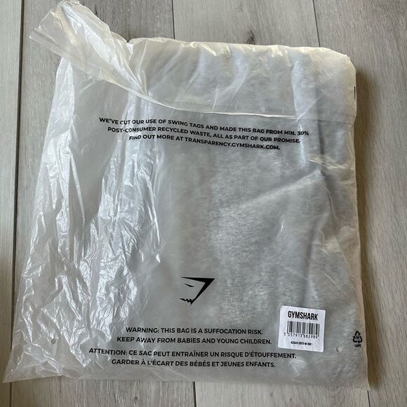 GYMSHARK CREST‎ JOGGERS
Slim Fit Light Grey Marl Medium NWT in packaging - Picture 8 of 10